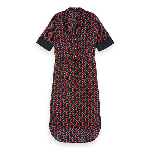 Maison Scotch Jerseykleid Maison Scotch Damen Kleid Printed Dress 153294 günstig online kaufen