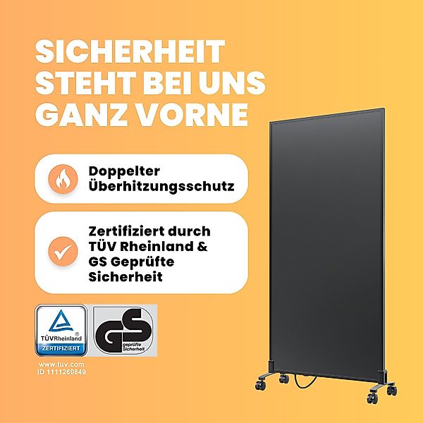 Bringer Infrarotheizung, inkl. Standfüße, 5 Jahre Garantie, TÜV günstig online kaufen