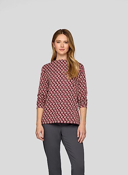 Rabe Langarmshirt mit grafischem Muster günstig online kaufen