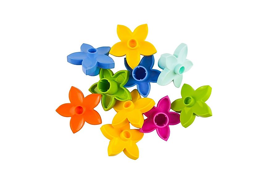 LEGO® LEGO® DUPLO® Blumen Set Bunt Gemischt Teile 10x Spielbausteine, (Baus günstig online kaufen