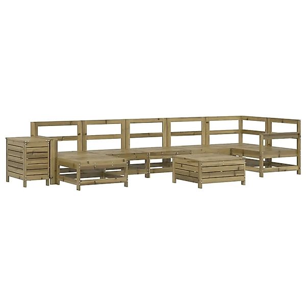 vidaXL 9-Tlg Garten-Sofagarnitur Kiefernholz Imprägniert 3250659 günstig online kaufen