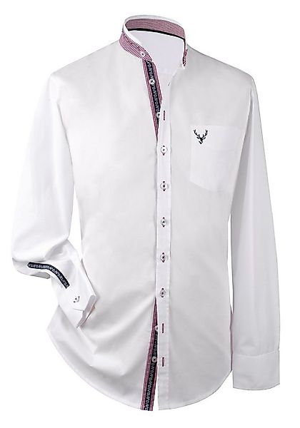 Moschen-Bayern Trachtenhemd Trachtenhemd Herren SLIM FIT Stehkragen Hirsch günstig online kaufen