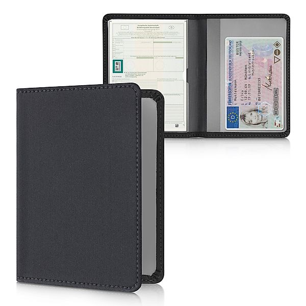 kwmobile Etui Fahrzeugschein Hülle mit Kartenfächern, Neopren Etui Tasche f günstig online kaufen