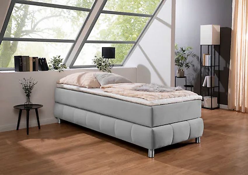 andas Boxspringbett »Salo«, Ohne Kopfteil, inkl. Topper, auch in Überlänge günstig online kaufen