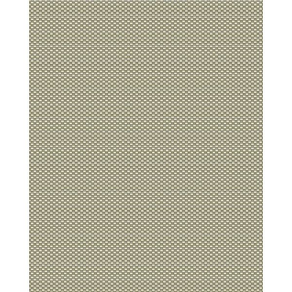 PROFHOME BA220083-DI Ton-in-Ton Tapete Grafisch Oliv Silber 0,53 m x 10,05 günstig online kaufen