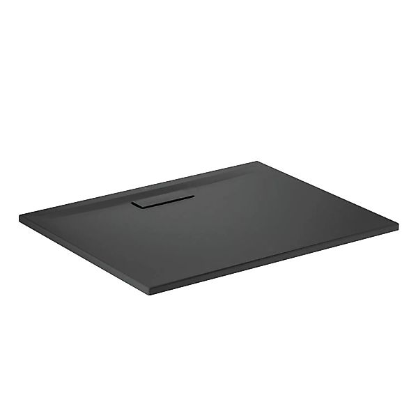 Ideal Standard Rechteck-Duschwanne Ultra Flat New 100 cm x 80 cm Schwarz Ma günstig online kaufen