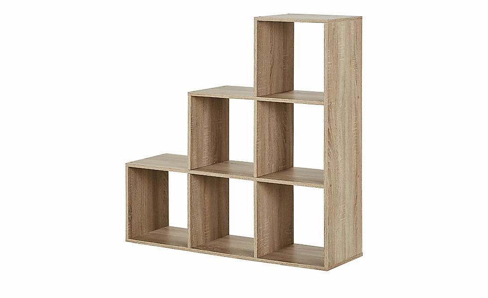 Regal  Ursini ¦ holzfarben ¦ Maße (cm): B: 105 H: 105 T: 33 Regale > Raumte günstig online kaufen