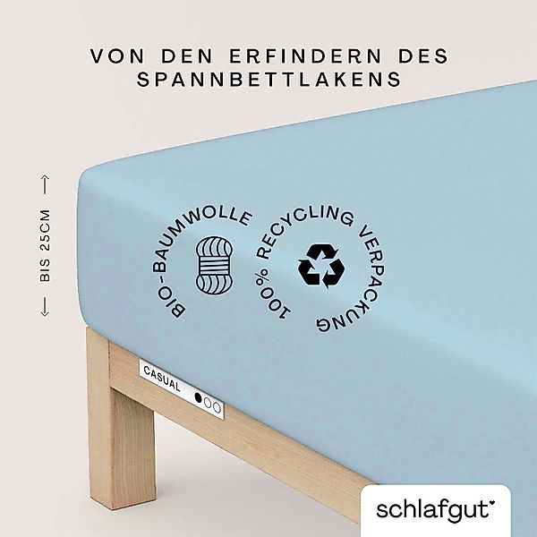 Schlafgut Spannbettlaken CASUAL u.a. in Gr. günstig online kaufen