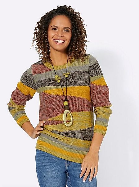 Witt Strickpullover Pullover Langarm Mustermix gestrickt günstig online kaufen