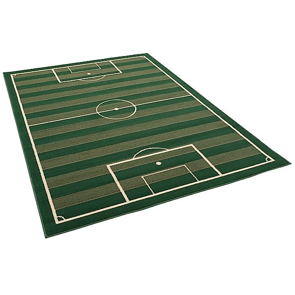 Pergamon Kinderteppich Trendline Teppich Fussballplatz, Rechteckig, Höhe: 8 günstig online kaufen