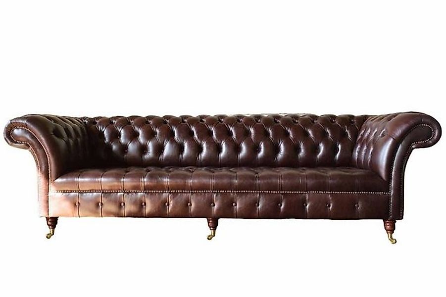 JVmoebel Chesterfield-Sofa Sofa Chesterfield Polster Sitz Leder Couchen Bra günstig online kaufen