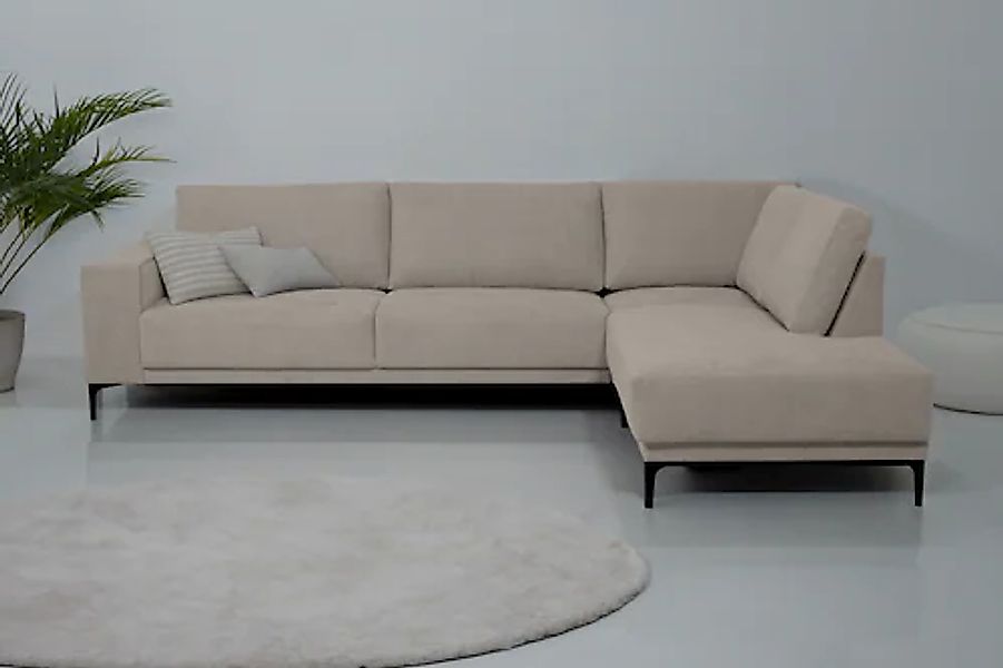 Places of Style Ecksofa "Xander, L-Form,", Breite 289 cm, Webstoff, Soft-To günstig online kaufen