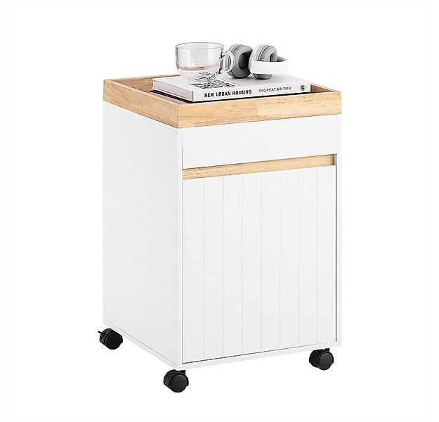 SoBuy Rollcontainer ASK03, Bürowagen Beistellwagen Aktenwagen Druckertisch günstig online kaufen