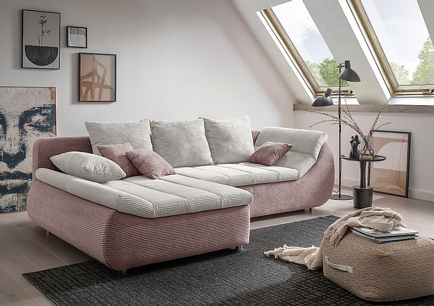 INOSIGN Ecksofa Imola elegant und bequem, günstig online kaufen
