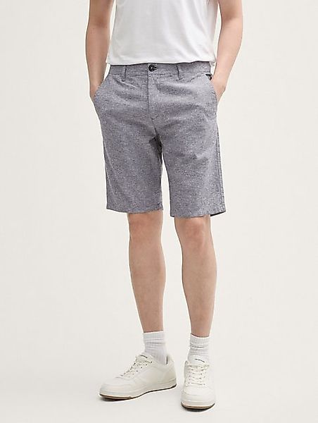 TOM TAILOR Bermudas Slim Chino Shorts mit Leinenanteil günstig online kaufen