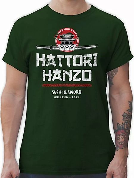 Shirtracer T-Shirt Hattori Hanzo Sushi & Sword Vintage - Nerd Geschenke - H günstig online kaufen