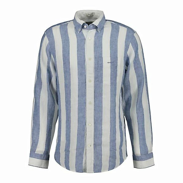 Gant Leinenhemd 3240080 Herren Leinen Hemd Regular Untucked mit verstellbar günstig online kaufen