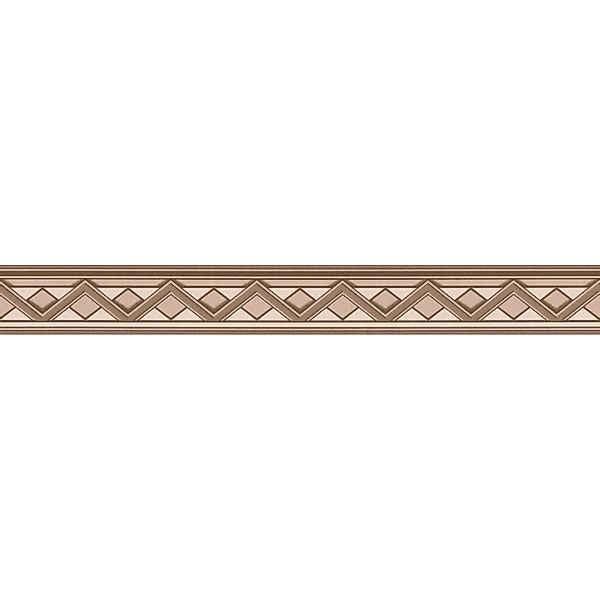 Bricoflor Braune Tapetenbordüre Selbstklebend Klassische Tapeten Bordüre mi günstig online kaufen