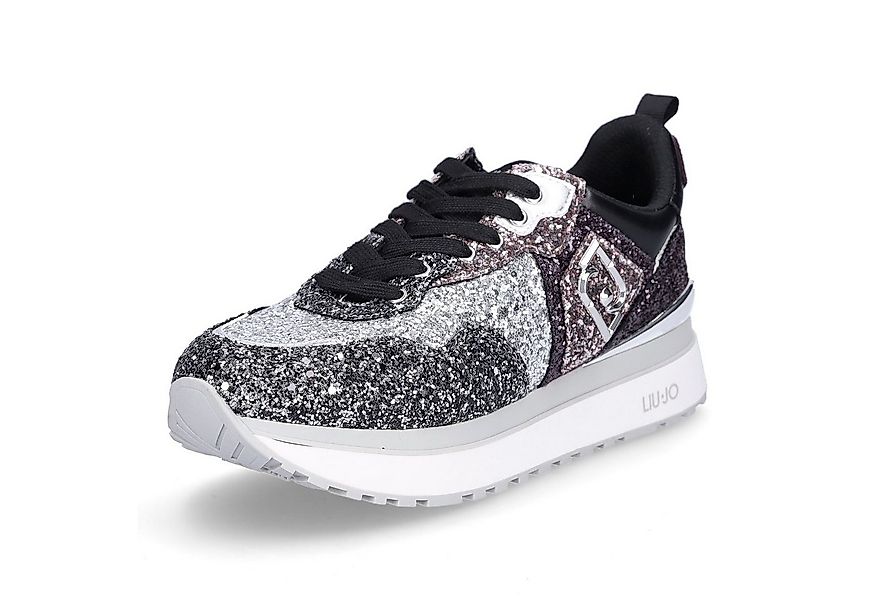 Liu Jo Liu Jo Damen Sneaker Maxi Wonder 01 silber schwarz Sneaker günstig online kaufen
