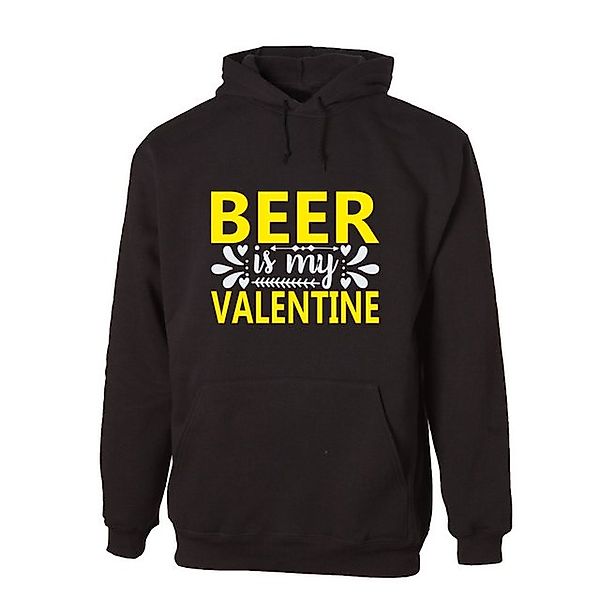 G-graphics Hoodie Beer is my Valentine Unisex mit trendigem Frontprint mit günstig online kaufen