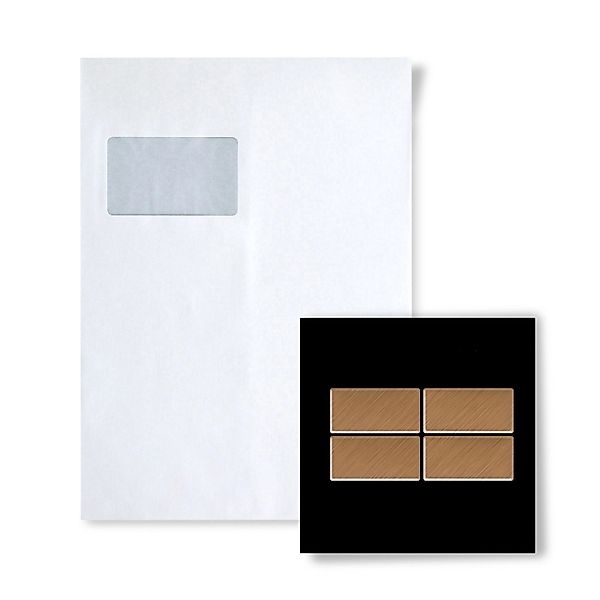 ALLOY Mosaik MUSTER S-Bauhaus-Ti-AB Bauhaus Titan Amber Gebürstet günstig online kaufen
