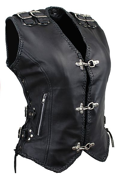 Alpha Speeds Motorradweste Damen Motorradkutte Bikerweste günstig online kaufen