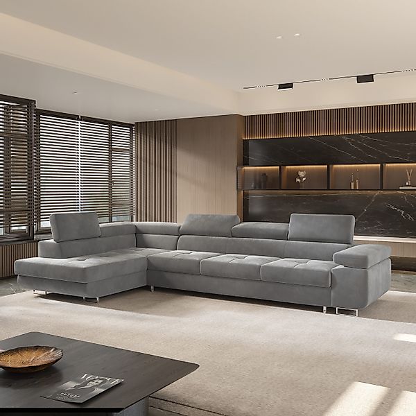 Masseno Ecksofa VICENTE mit Schlaffunktion L-Form, günstig online kaufen
