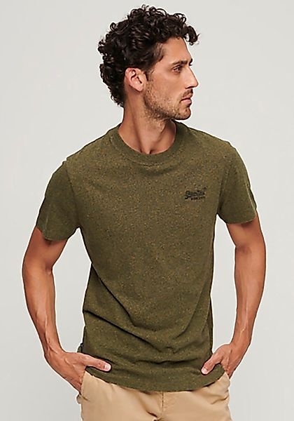 Superdry Classic T Shirt Melange Beige - Größe XXL günstig online kaufen