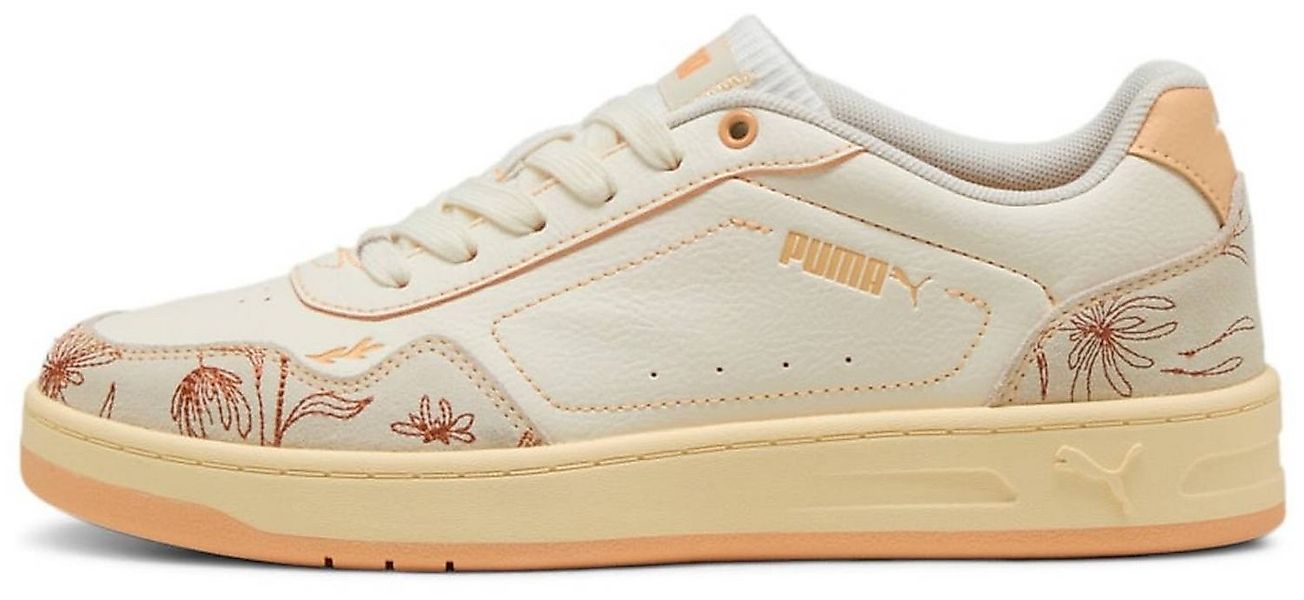 PUMA Puma Court Classy Crafted Flowers Warm White-Almost Apricot Sneaker günstig online kaufen