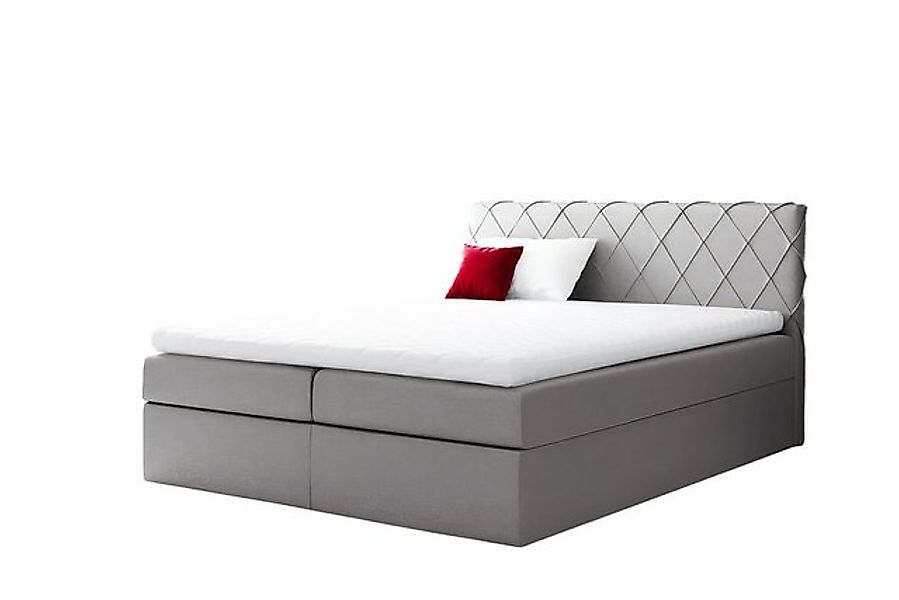 Xlmoebel Bett Doppelbett mit Boxspring-Matratze und Polsterung in 200x200cm günstig online kaufen