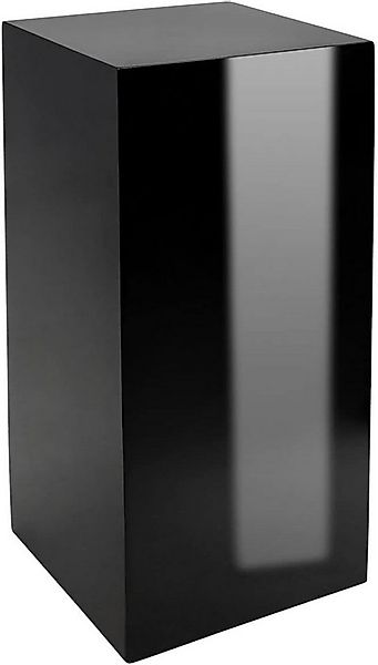 VIVANNO Blumenständer Fiberglas PODEST Säule - Hochglanzschwarz Hochglanz ( günstig online kaufen