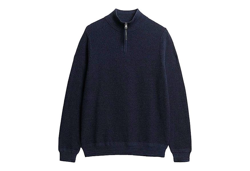 Superdry Sweatshirt Herren Sweatshirt Baumwolle Cotton Texture Henley günstig online kaufen