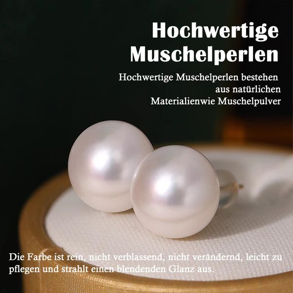 ibettertec Perlenketten-Set 9-10mm Muschelperlen für Frauen günstig online kaufen