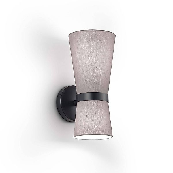 Wandlampe Yuna-W schwarz/foggy grey, beweglich günstig online kaufen