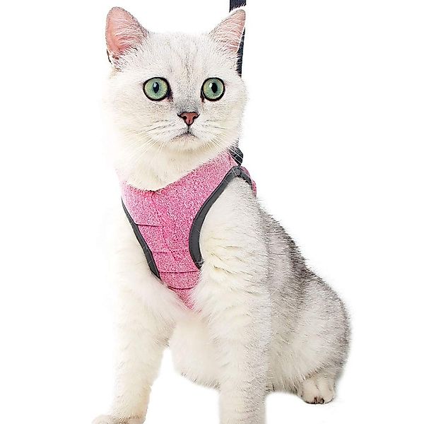 Ledander Katzen-Geschirr Katzengeschirr mit Leine Softgeschirr günstig online kaufen