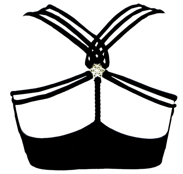 Guru-Shop T-Shirt Goa Psytrance Bikini Top, günstig online kaufen