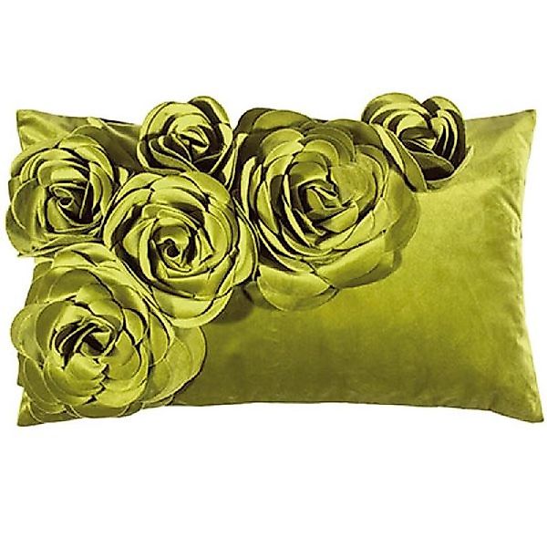 PAD Dekoobjekt Kissenhülle Samt Floral Light günstig online kaufen