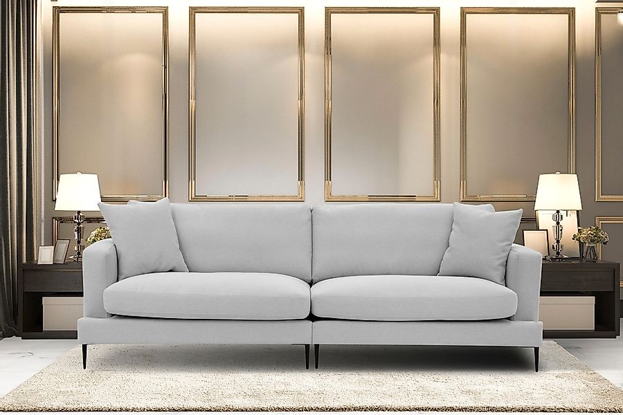 Home affaire Big-Sofa "Cozy elegantes Designsofa, Maße B/T/H: 252/97/80 cm" günstig online kaufen