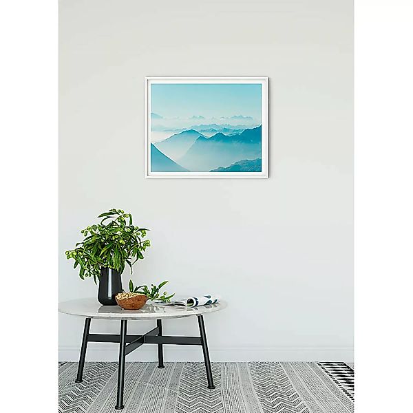 KOMAR Wandbild - Mountains View - Größe: 70 x 50 cm mehrfarbig Gr. one size günstig online kaufen