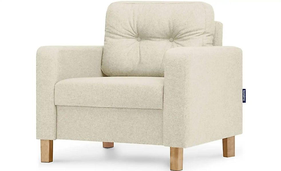 KONSIMO Sessel  Eriso ¦ beige ¦ Maße (cm): B: 80 H: 75 Polstermöbel > Sesse günstig online kaufen
