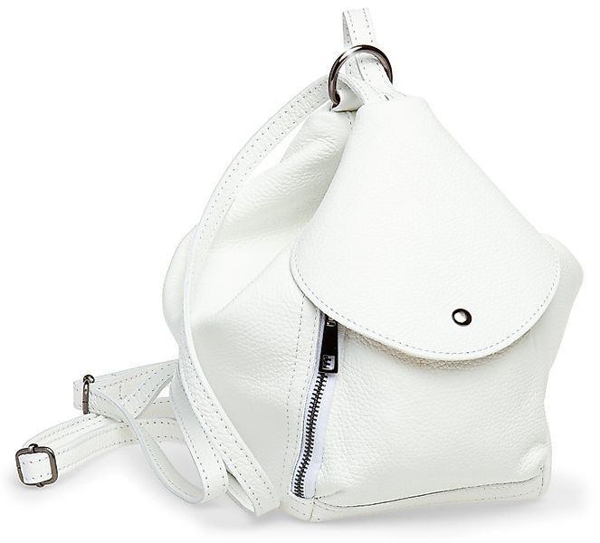 Caspar Cityrucksack 2in1 Leder Schultertasche Damen günstig online kaufen