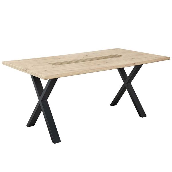 Esszimmermöbelset modern mit sechs Sitzplätzen drehbare Stühle (siebenteili günstig online kaufen