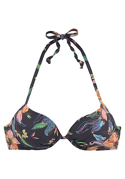 LASCANA Push-Up-Bikini-Top "Malia", mit tropischem Print günstig online kaufen