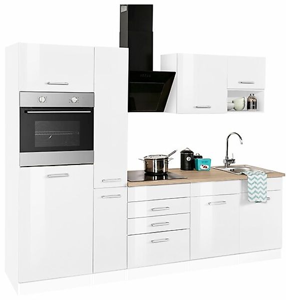 KOCHSTATION Küchenzeile »KS-Haiti« ohne E-Geräte, Breite 250 cm günstig online kaufen