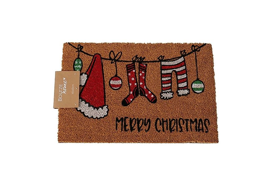 BOLTZE Fußmatte Fußmatte Weihnachten Merry Christmas 60x40 cm günstig online kaufen