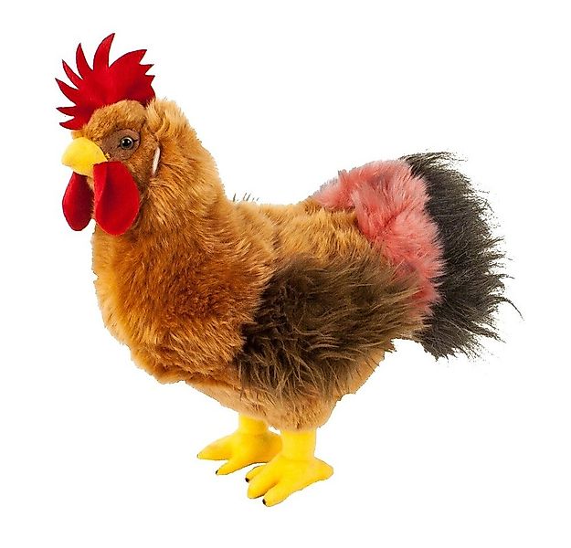 Teddys Rothenburg Kuscheltier Hahn braun stehend 33 cm Plüschhahn Stoffhahn günstig online kaufen