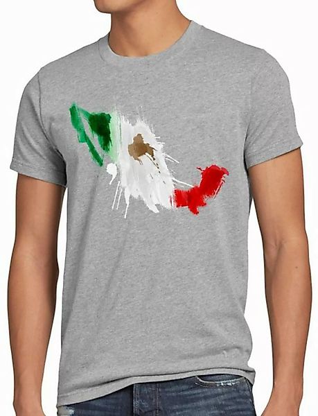 style3 T-Shirt Herren T-Shirt Flagge Mexiko Fußball Sport Mexico WM EM Fahn günstig online kaufen