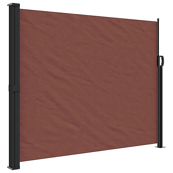 furnicato Seitenmarkise Ausziehbar Braun 160x500 cm günstig online kaufen