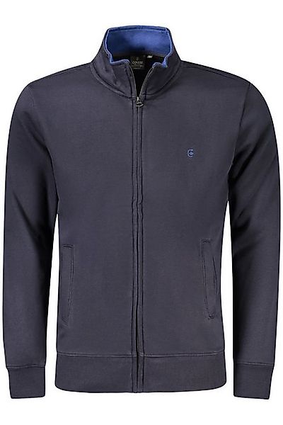 Coveri Moving Sweatshirt Herren Sweatjacke Blau mit Reißverschluss und günstig online kaufen