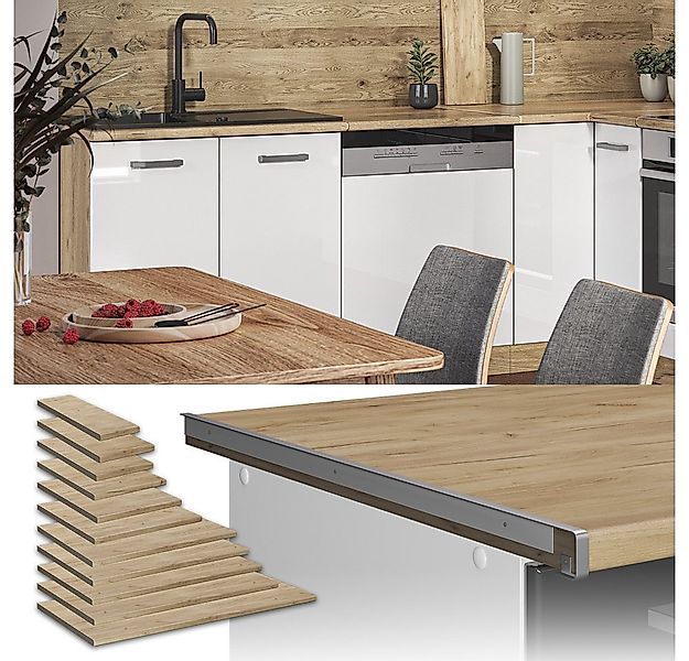 Vicco Unterschrank R-Line, Goldkraft Eiche, 30 cm günstig online kaufen